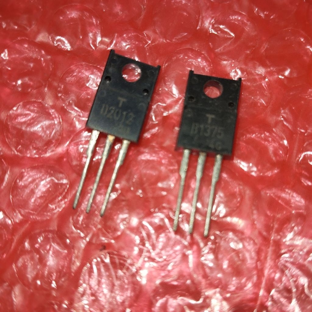 transistor final Toshiba B1375 audio amplifier
