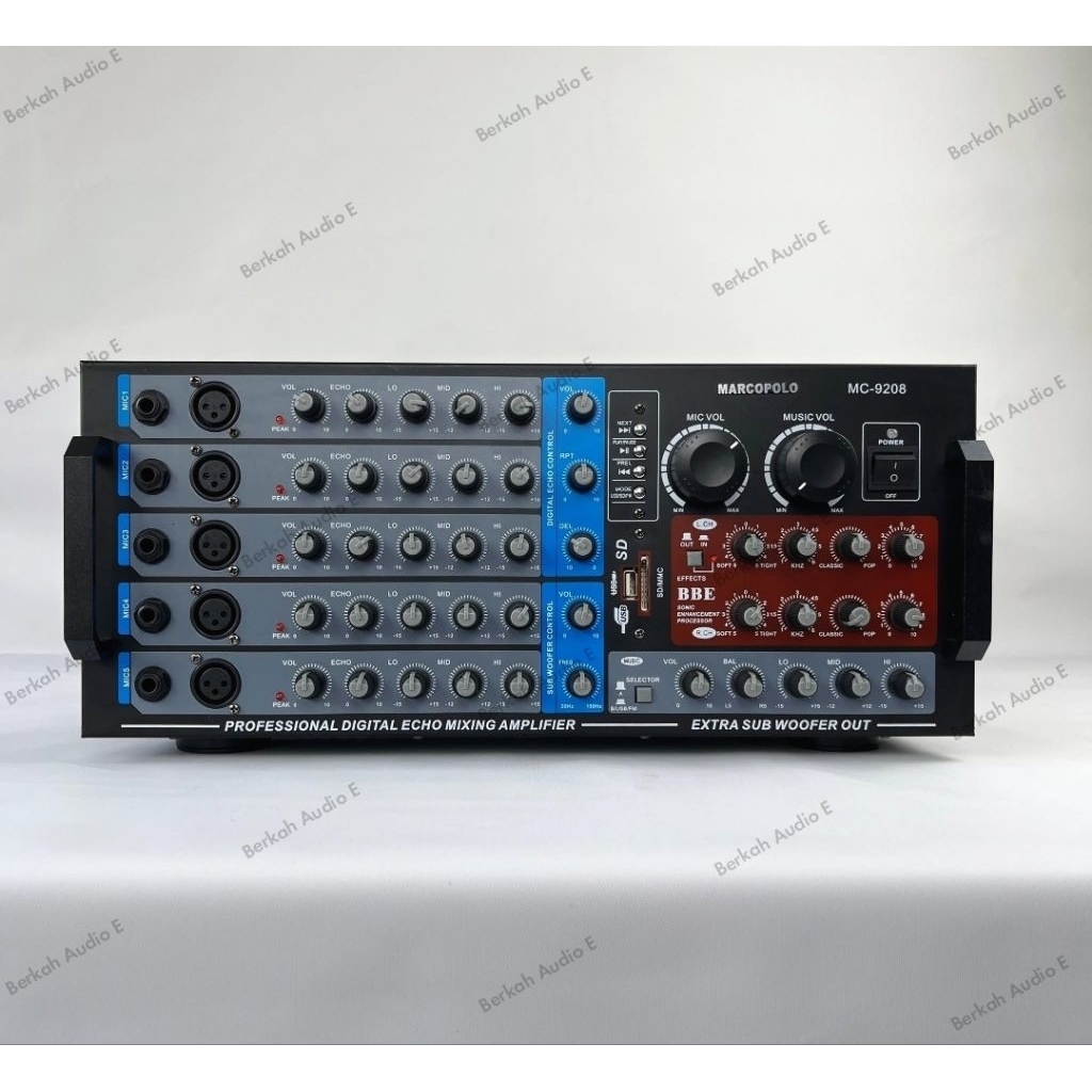 Power Amplifier Karaoke Marcopolo MC 9208 Original