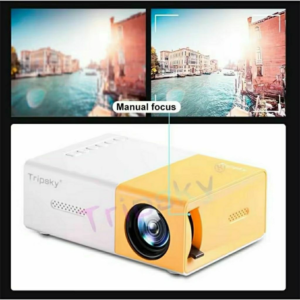 Ekleva Proyektor HD infokus Portable C9