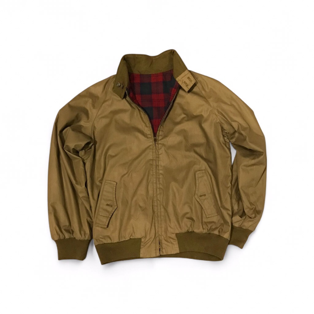 Vintage Ivy league Harrington Jacket campus Campux Thinking better and classic  Reversible  Jacket S