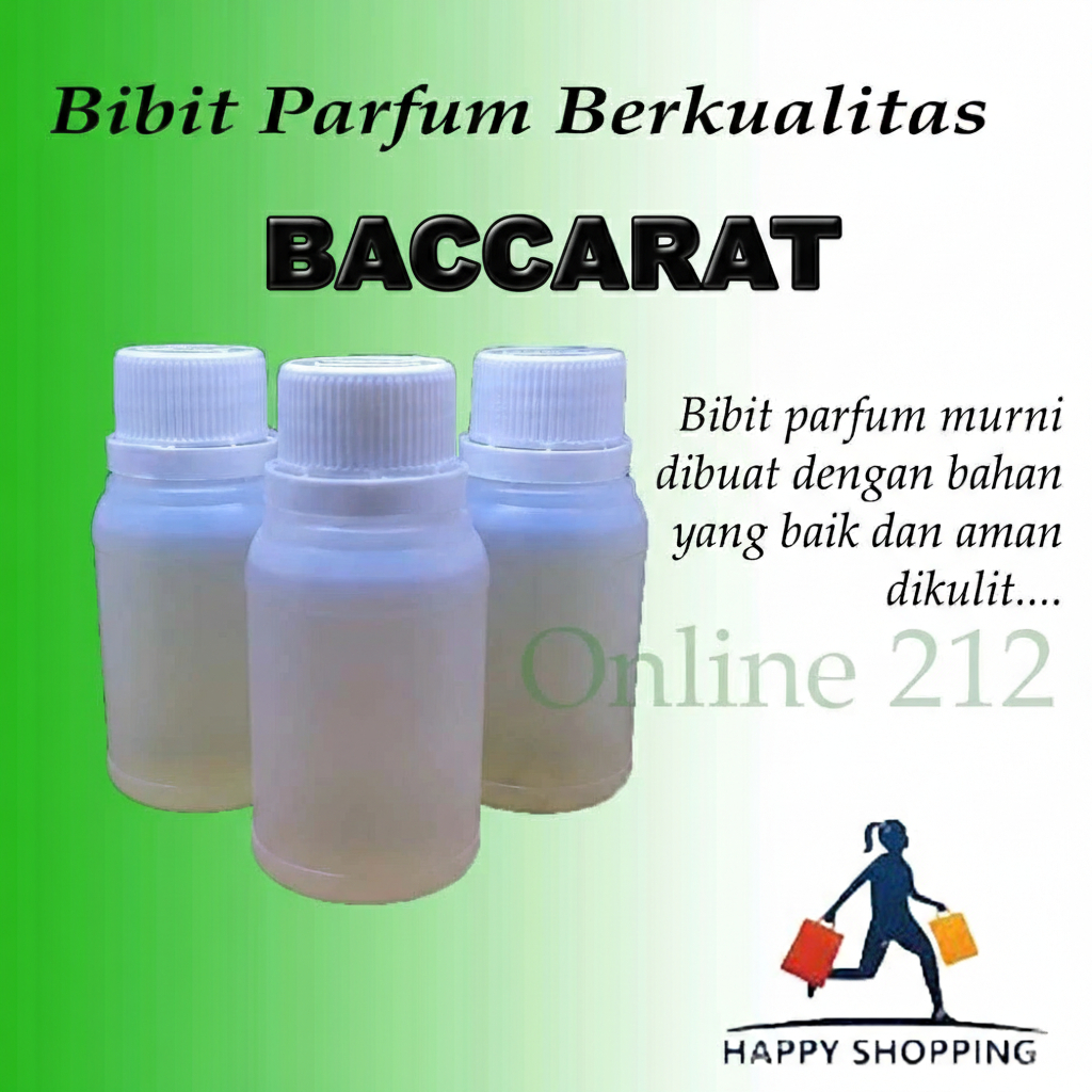 BACCARAT BIBIT PARFUM PREMIUM. PARFUM BACCARAT BIBIT MURNI 100ML AWET TAHAN LAMA