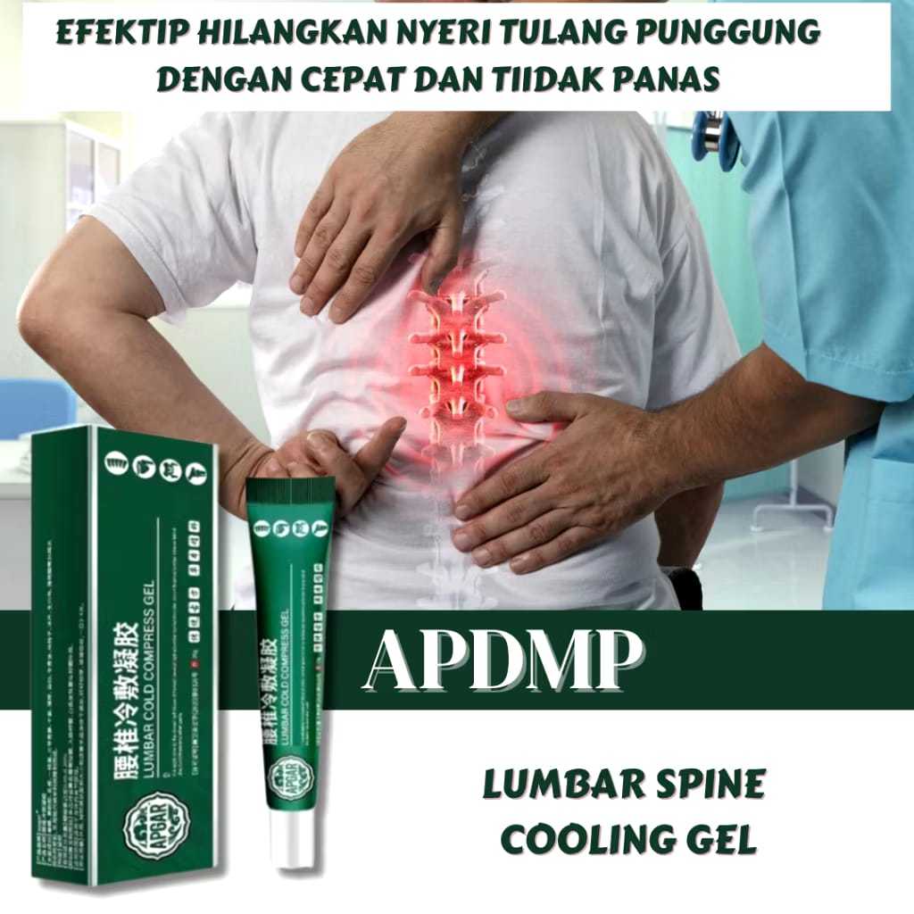 APDMP Salep Lumbar Asli Gel Lumbar Original Lumbar Cold Compress Lumbar Cream Lumbar Spine Cooling G