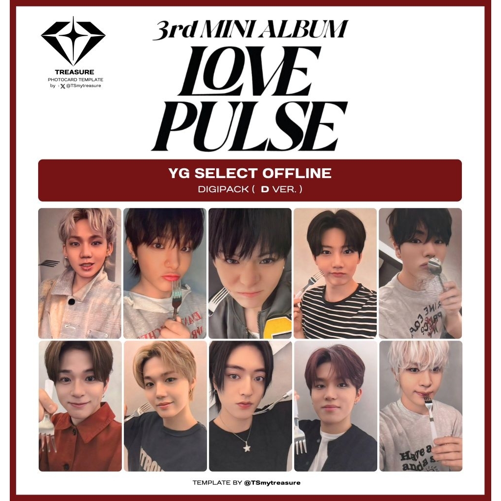 [BACA DESKRIPSI] PHOTOCARD JIHOON YG SELECT OFFLINE LOVE PULSE OFFICIAL
