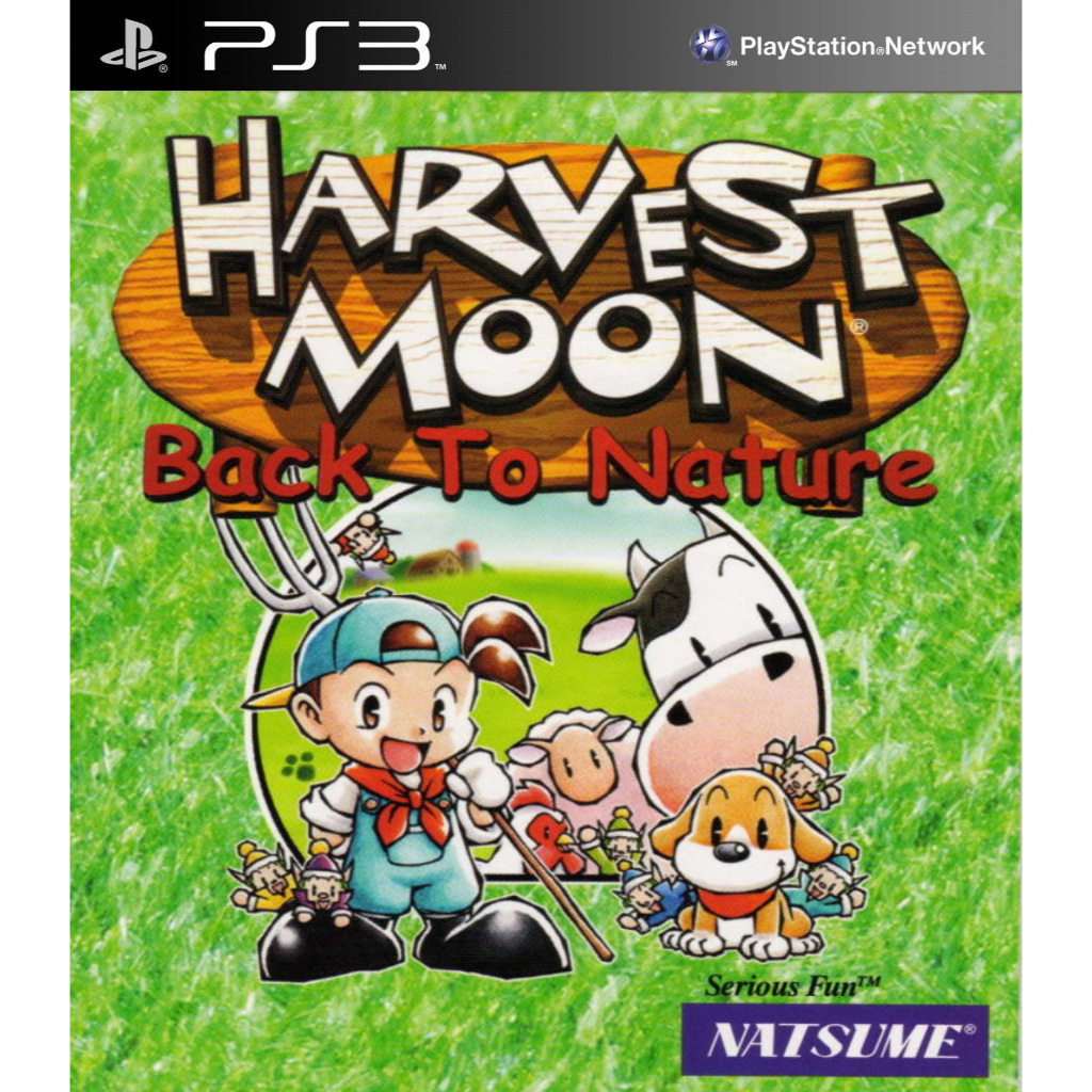 KASET GAME PS3 PKG HARVEST MOON BACK TO NATURE