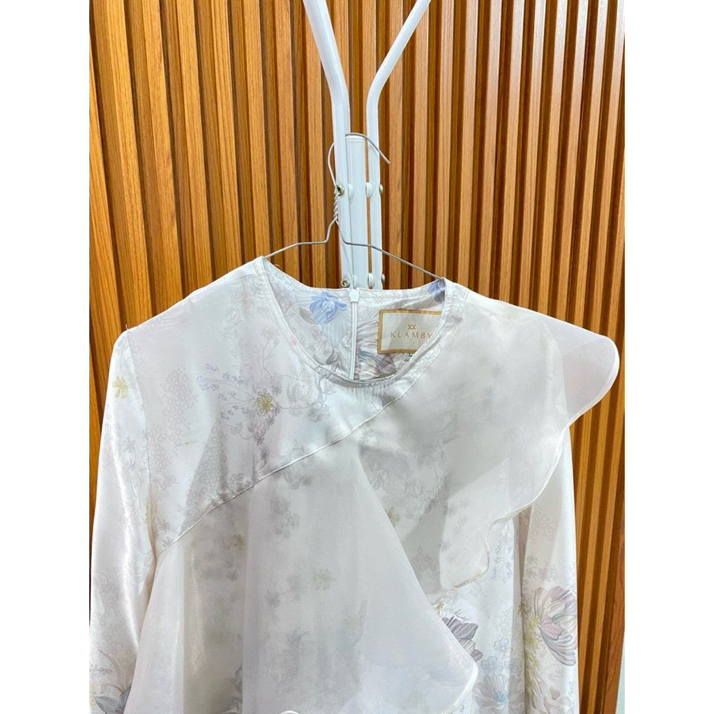 Blouse WK Putih | Blouse Kondangan | Blouse Mewah | NEGO TIPIS