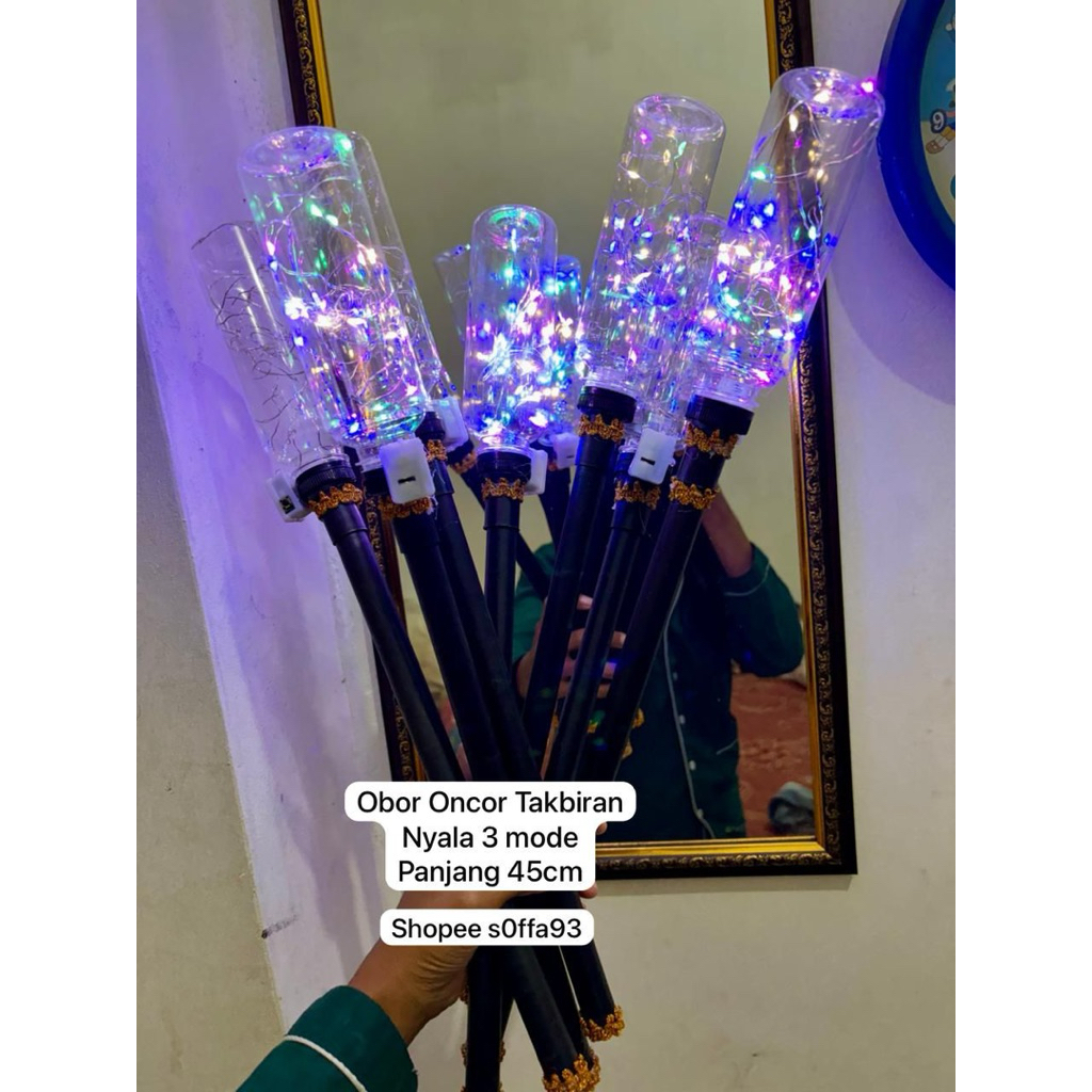 OBOR ELEKTRIK GAGANG  HITAM NYALA KUNING/OBOR ELEKTRIK/OBOR ONCOR TERMURAH/MAINAN ANAK VIRAL/PERLENG