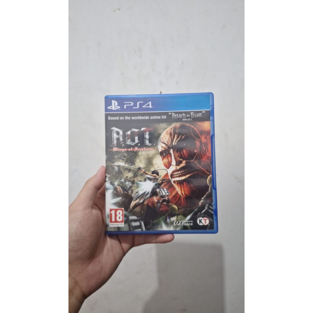 kaset bd ps4 AOT (attack on titan)