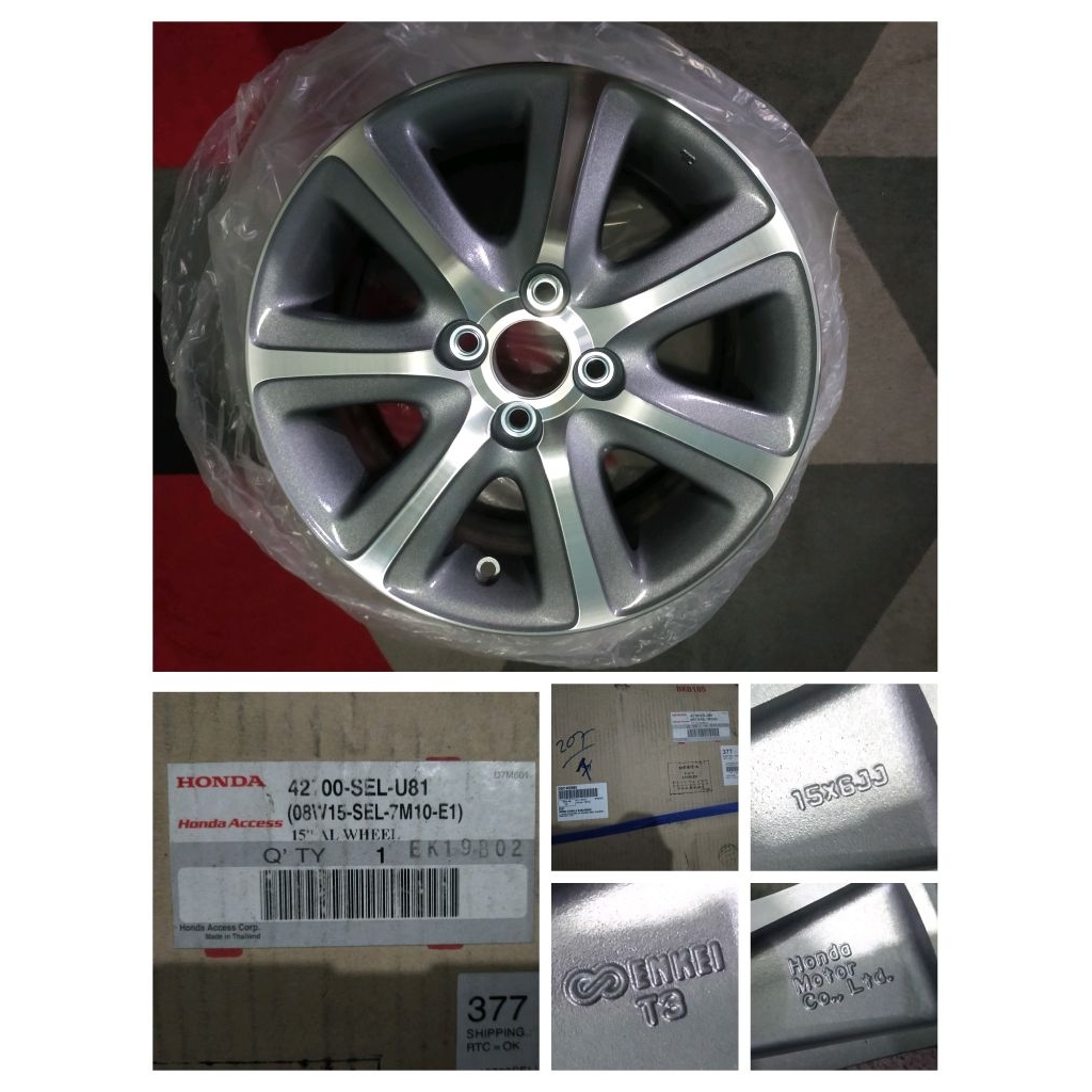 velg OEM Honda city Ring 15