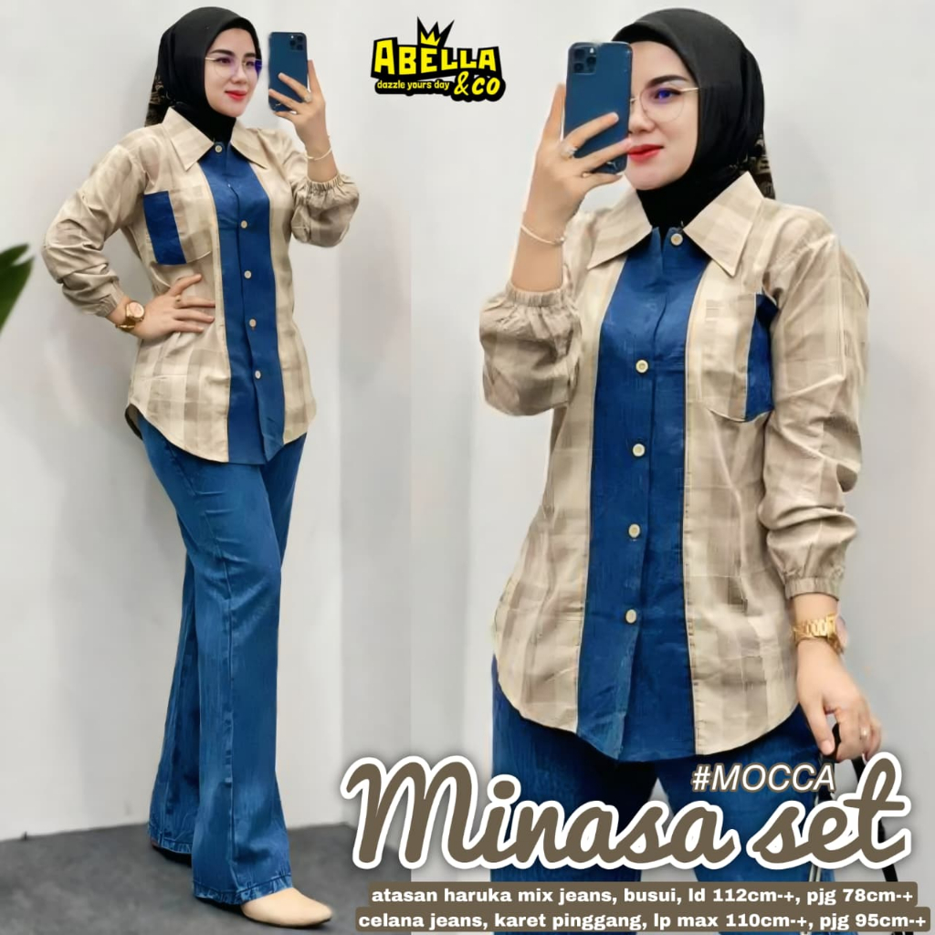 Pakaian Wanita HQ MINASA SET From AbELLA FASHION STORE