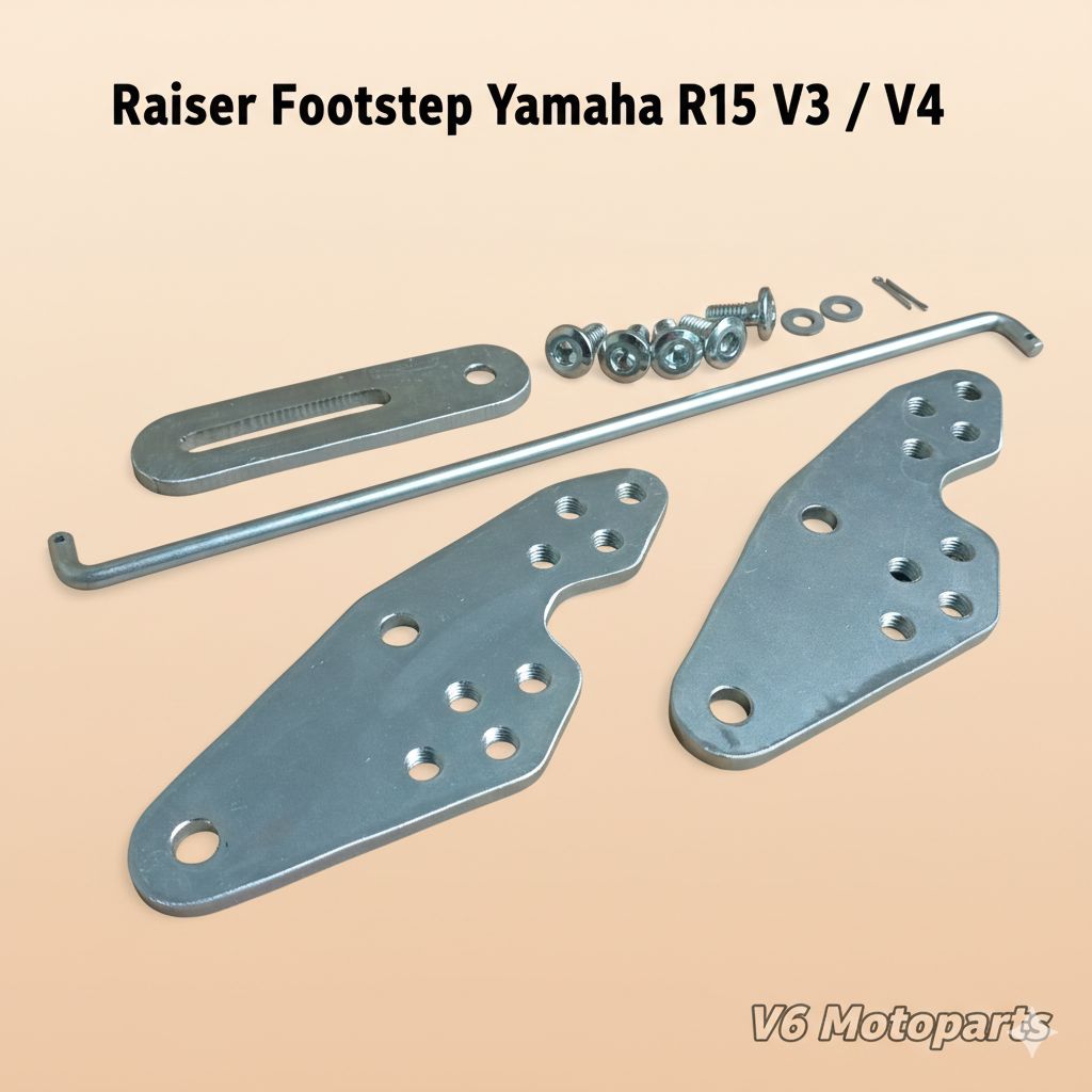 Raiser Footstep Yamaha R15 V3 / Yamaha R15 V4 / Yamaha R15 VVA, Peninggi Footstep Yamaha R15 V3 / R1