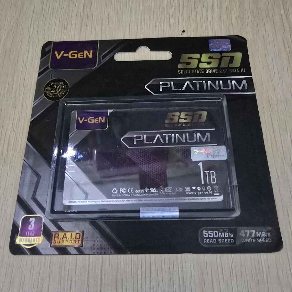 SSD SATA 1TB 1 TB VGEN V-GEN PLATINUM
