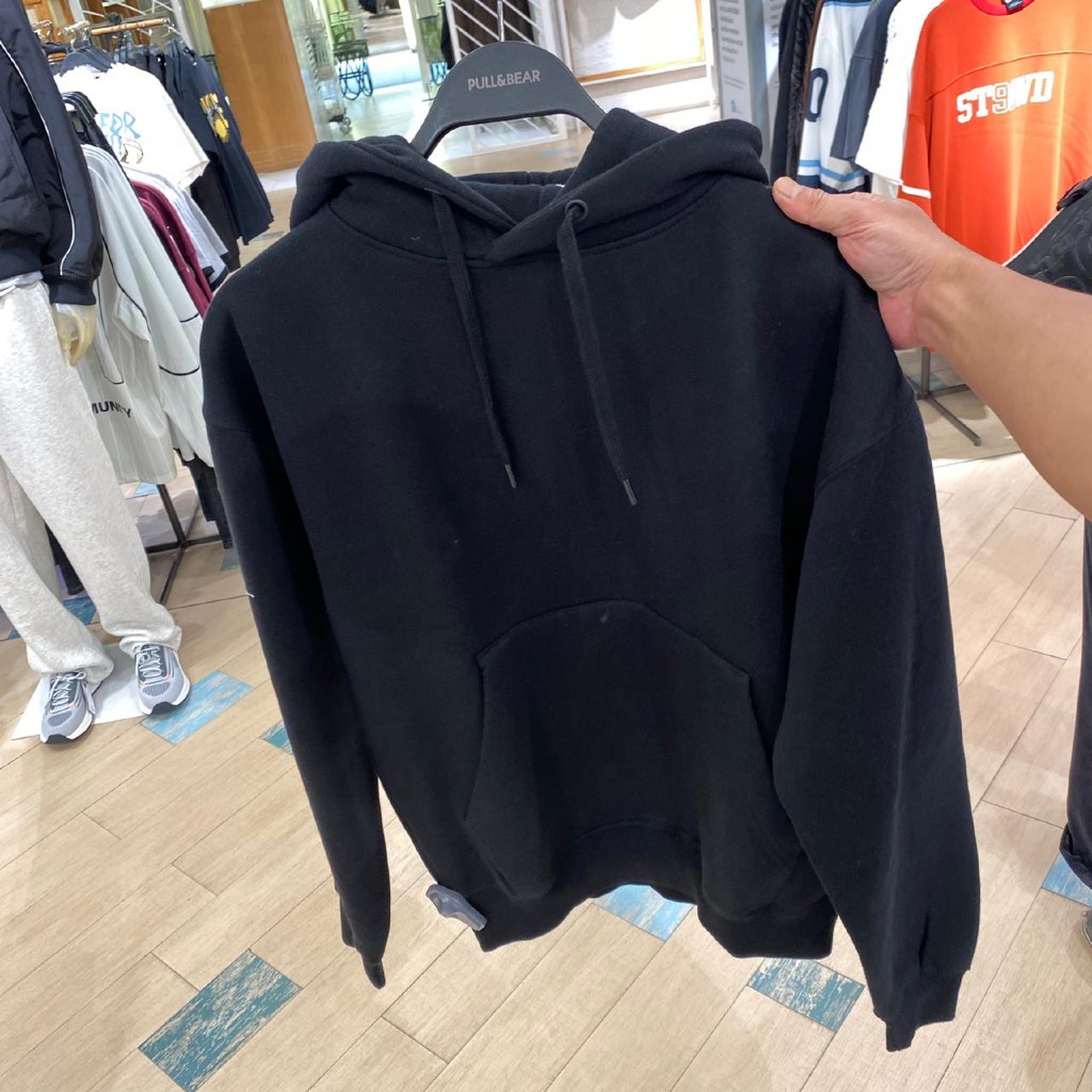 Jastip. Hoodie Polos Relaxed Fit Pull&Bear (Man)