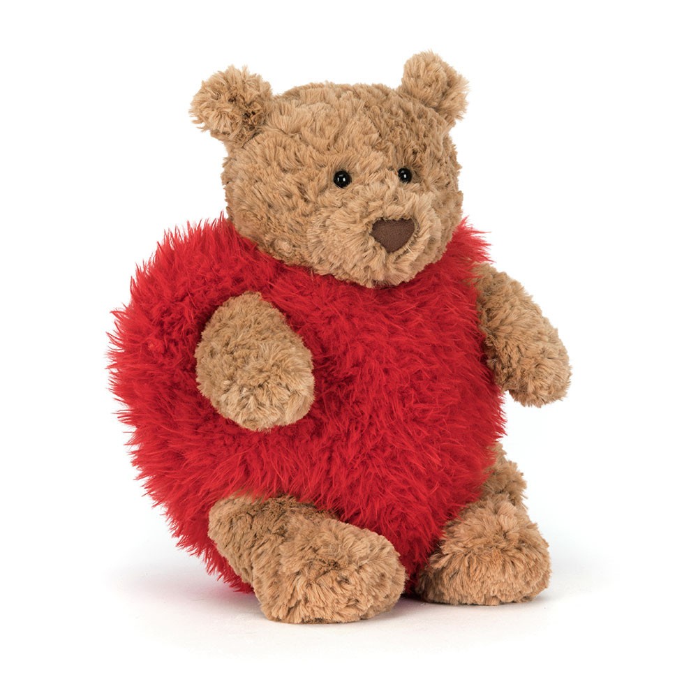 Jellycat Bartholomew Bear Heartthrob ORIGINAL