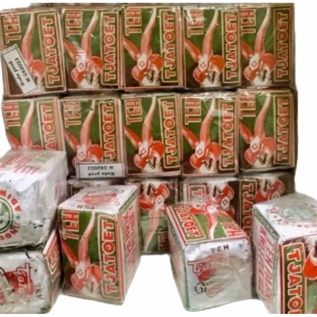 Teh Tubruk Tjatoet Hijau 40 gr 1 Ball 10 Slop 100 Pcs Teh Nikmat Asli Slawi