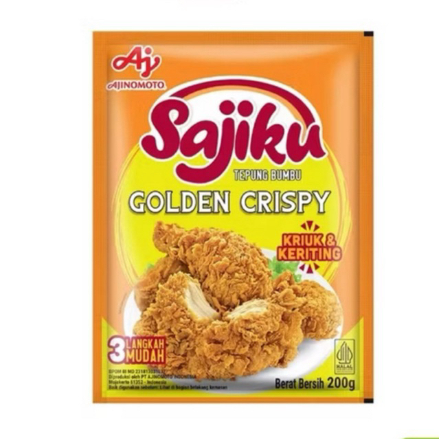 SAJIKU GOLDEN CRISPY - tepung ayam tepung serbaguna crispy