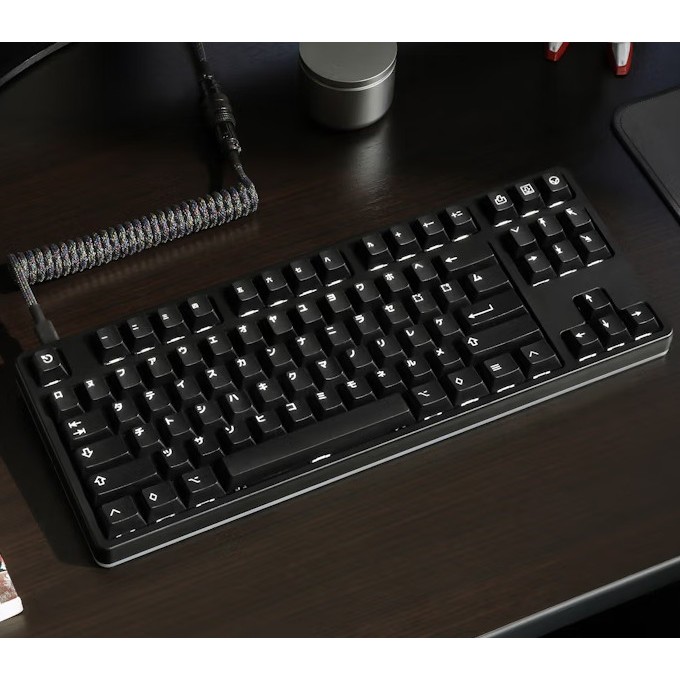 Keycaps GMK White on Black (WoB) Katakana Custom Keycap Set ORIGINAL