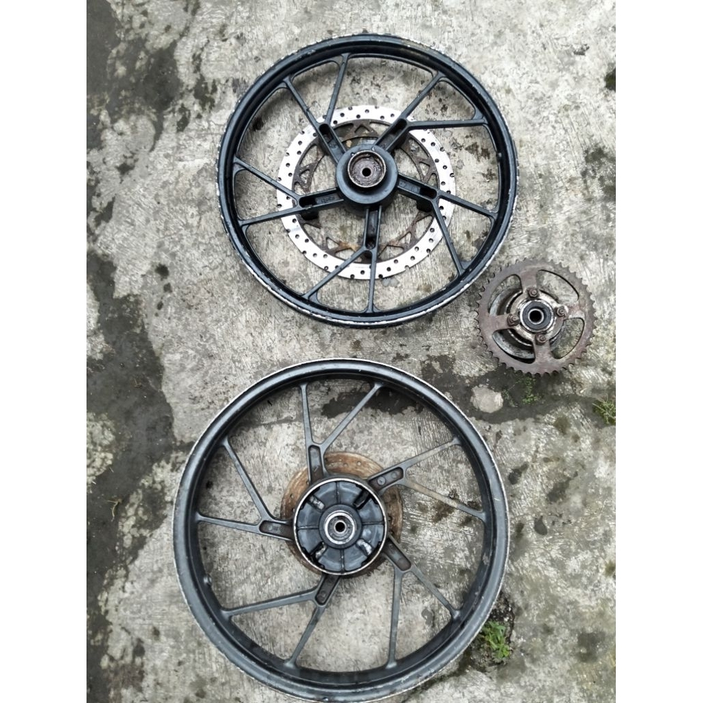 Velg fullset Satria Fu original copotan