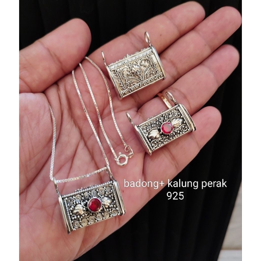 set perhiasan 3 bulan bayi perak 925