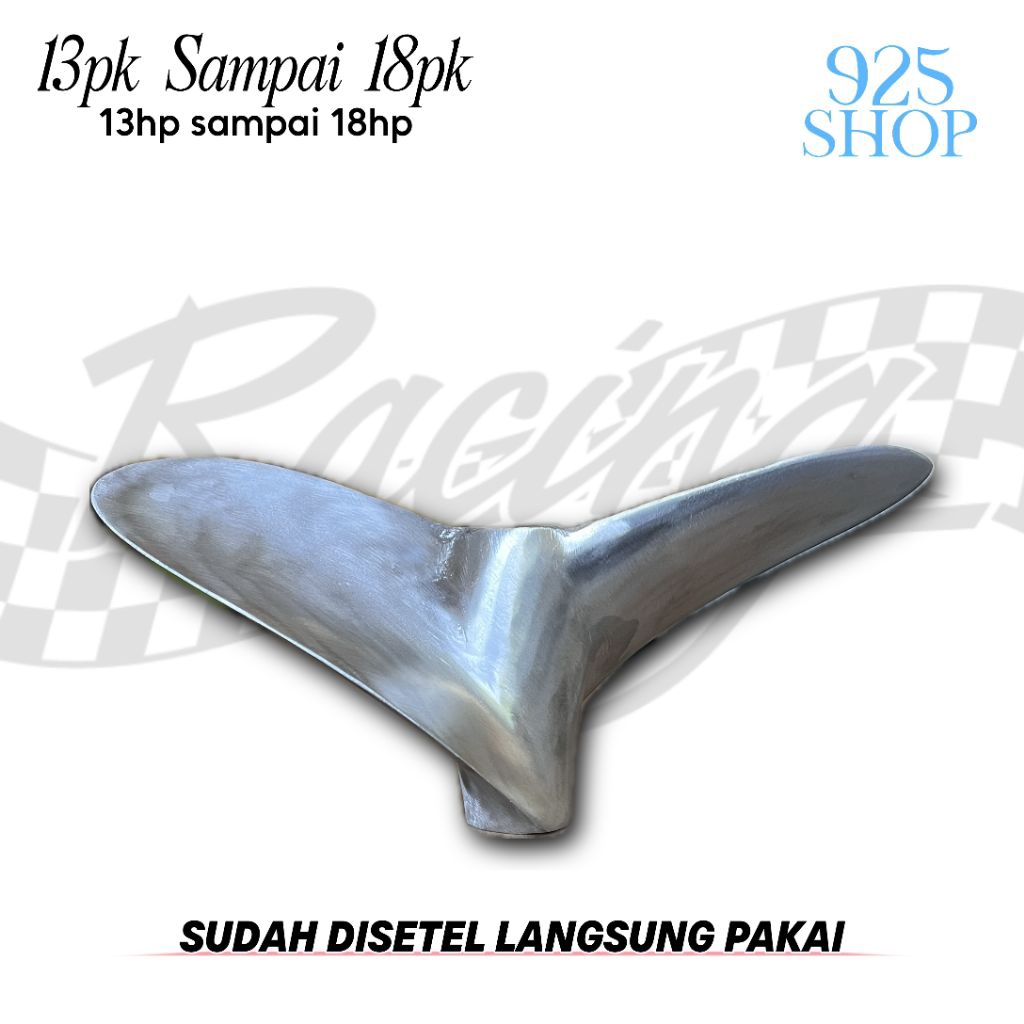 Kipas atau Baling baling perahu Ketinting 13pk sampai 18pk Balap king torbo Sudah disetel