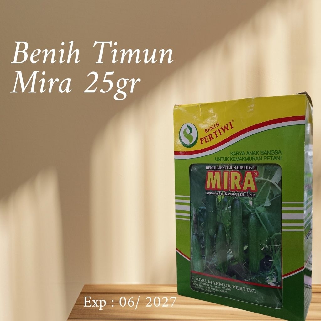 Benih mentimun Mira 25gr (Pertiwi)
