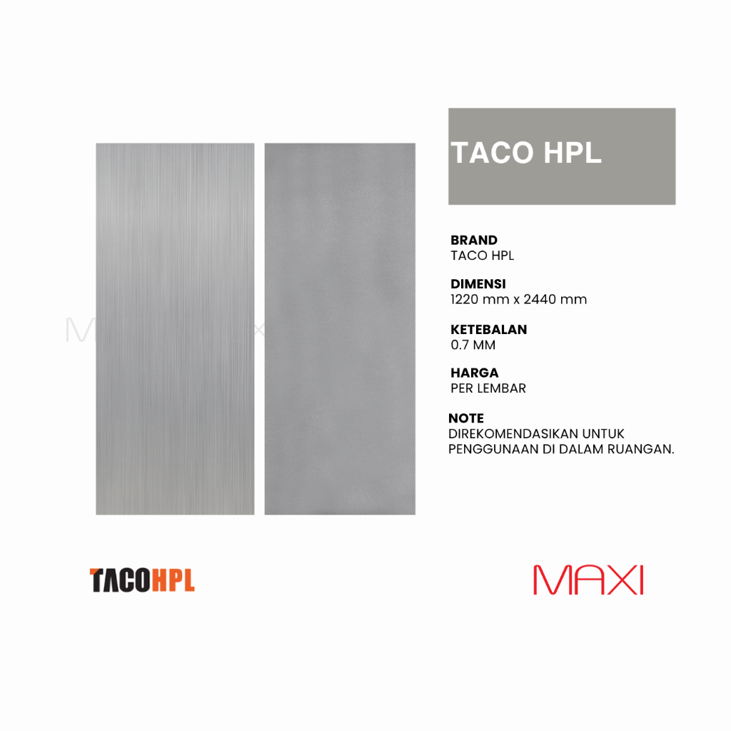 TACO Essential HPL AL Series TH-602AL - TH-611AL