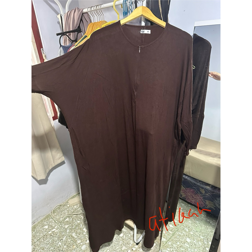 preloved plain loose abaya khalewale