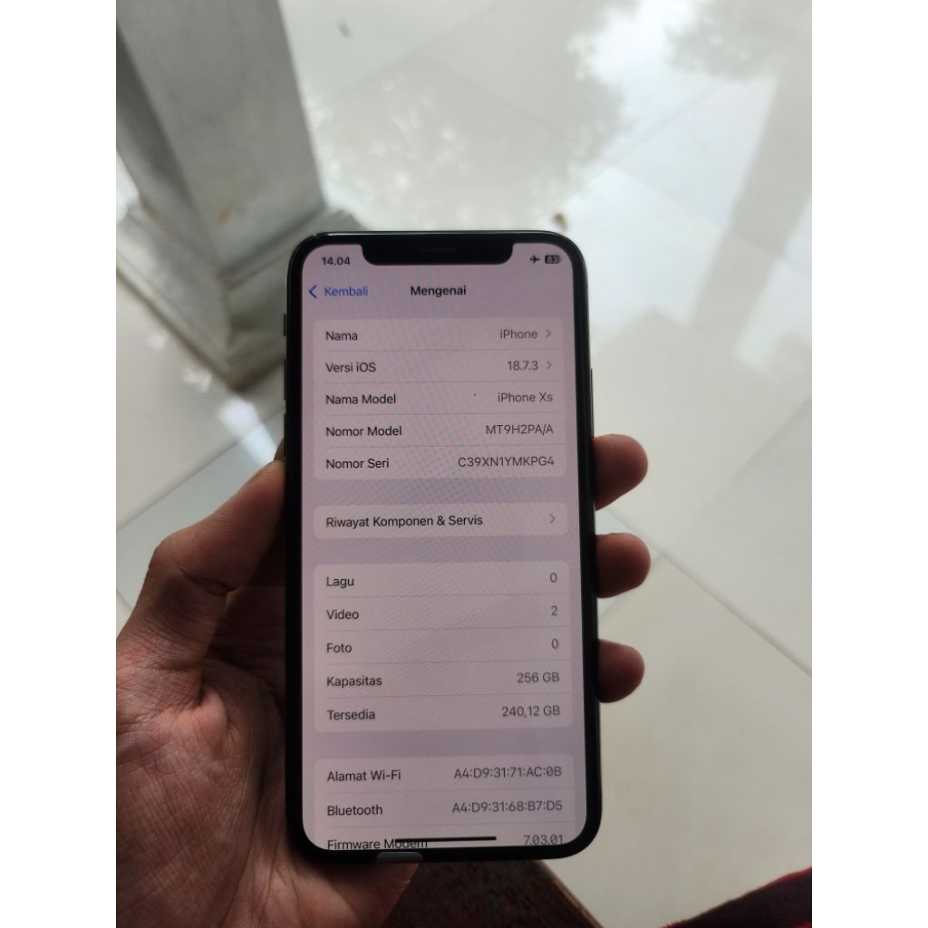 ip xs resmi ibox internal 256gb second