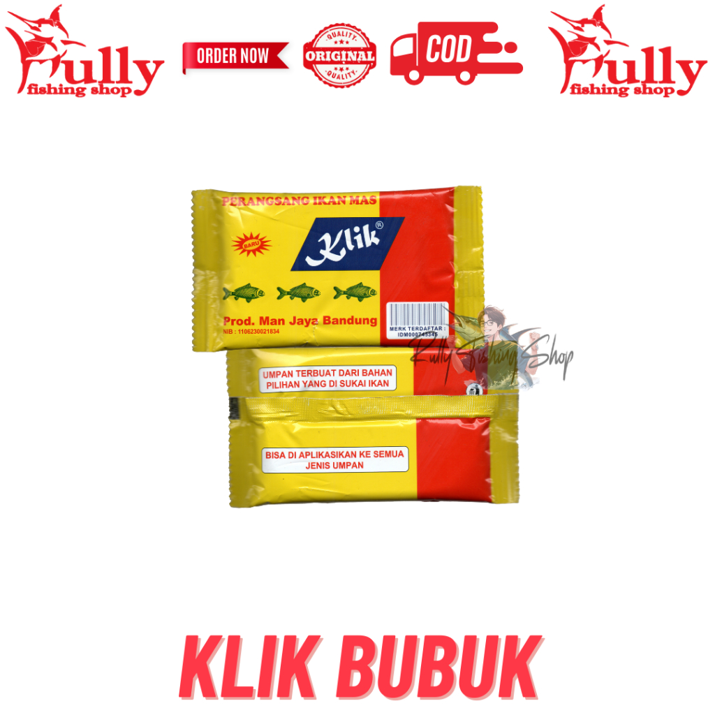 Umpan Pancing - Klik Perangsang Ikan Mas Bubuk