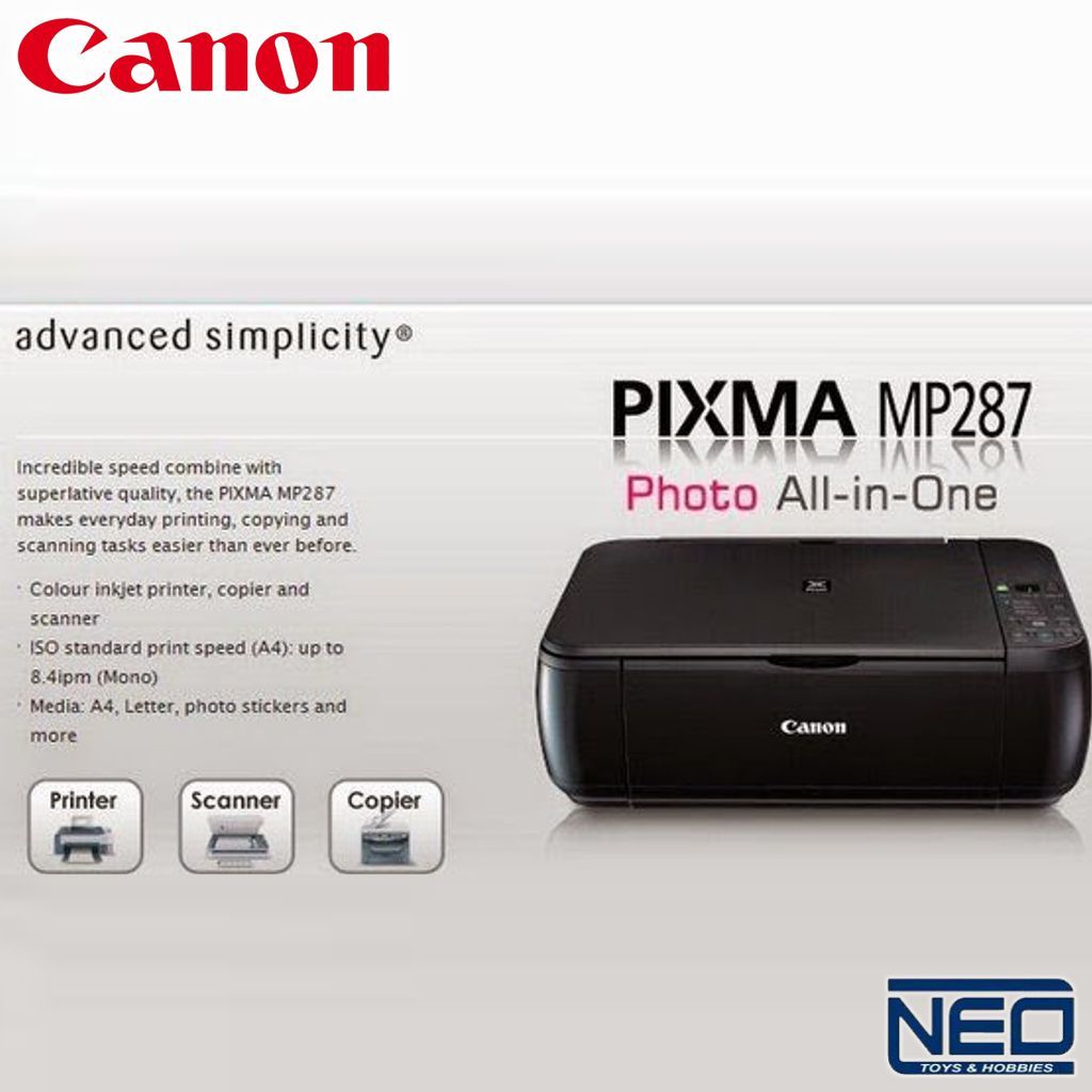 CANON PIXMA MP287 All-In-One (Kosongan)