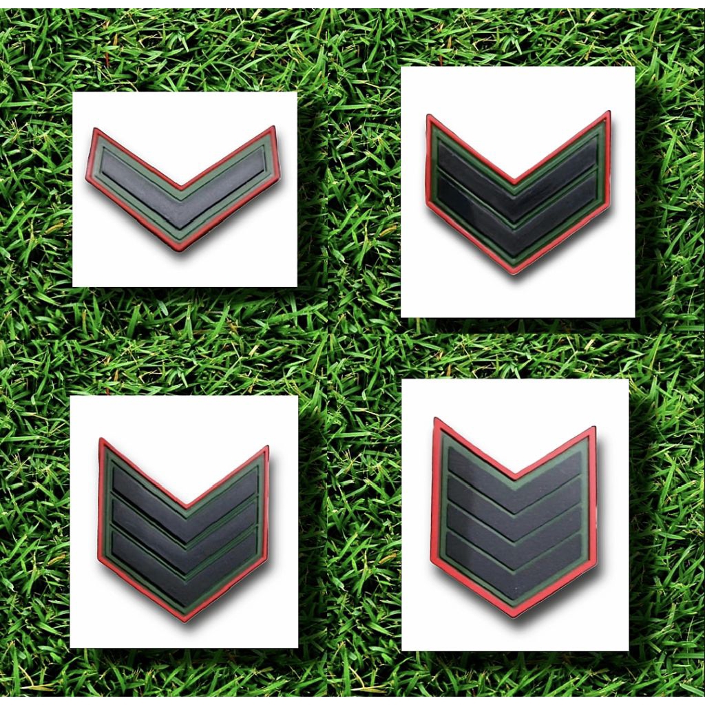 patch ruber pangkat tni ad pdl/serda/sertu/serka/serma/list merah