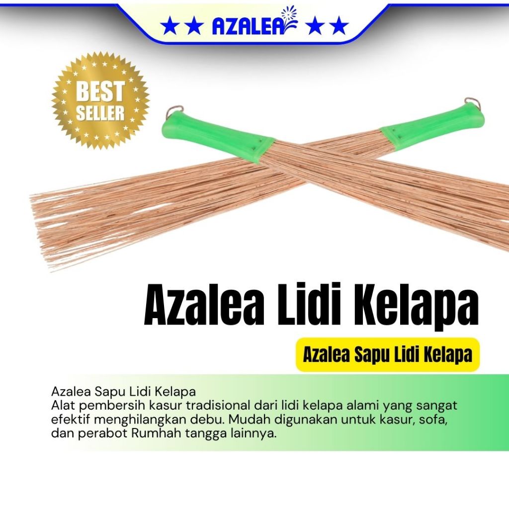 Azalea sapu lidi kelapa