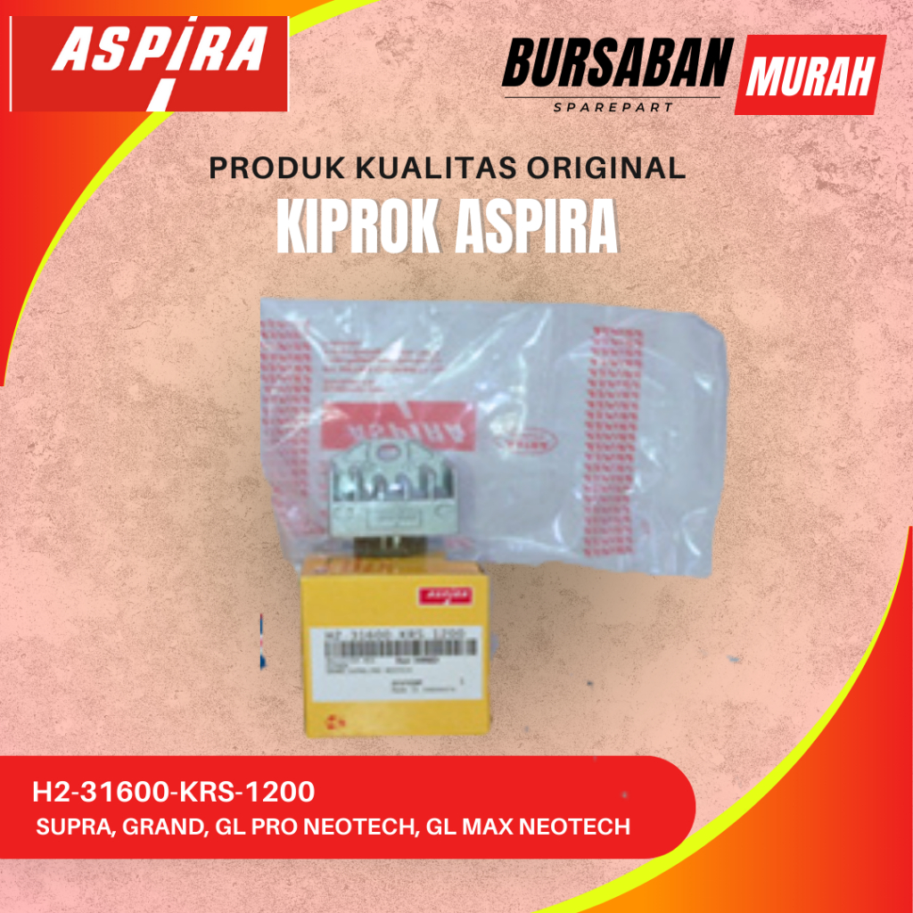 KIPROK (RECTIFIER REGULATOR) ASPIRA H2-31600-KRS-1200 SUPRA, GRAND, GL PRO NEOTECH, GL MAX NEOTECH O