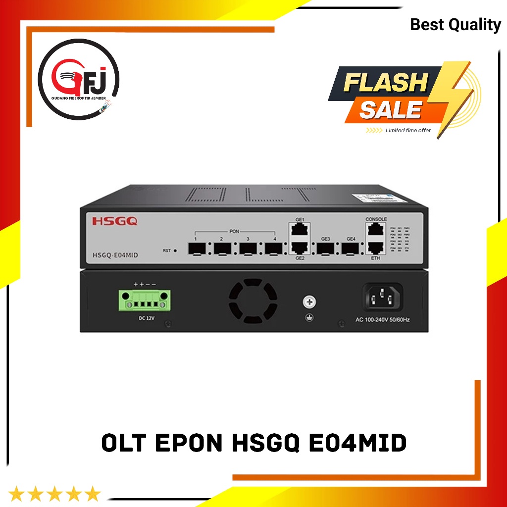 OLT EPON HSGQ E04MID L2 4 PON ORIGINAL