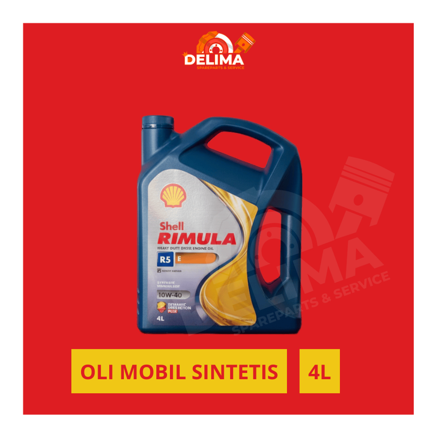 Shell Rimula R5 10W-40 (4 Liter) Oli Mobil Sintetis