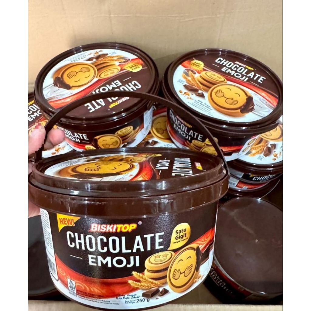 BISKITOP COKLAT EMOJI