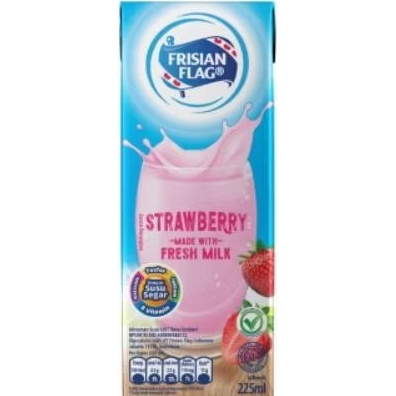 Frisian Flag Susu UHT Stroberi Kotak 225 ml