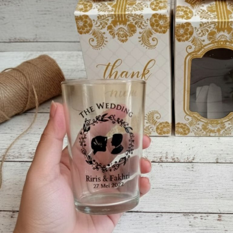 SOUVENIR GELAS KOPI + BOX