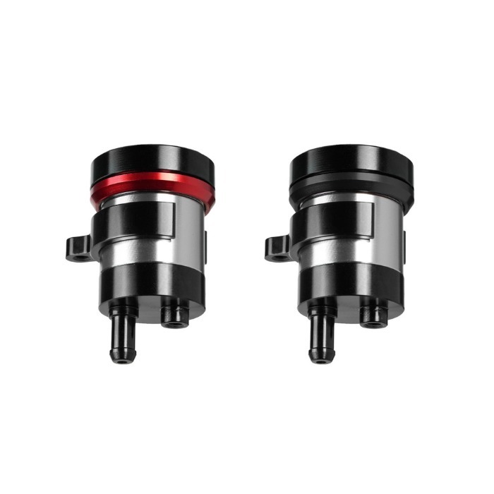 Termurah AEM Tabung Minyak Rem RPD QUANTUM S1 Alumunium - Brake Fluid Reservoir Tank Silver Black Re