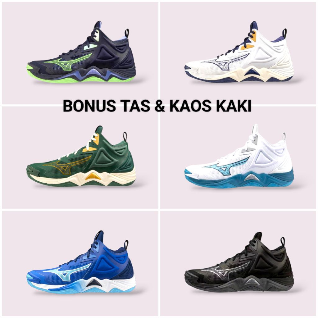 Sepatu Mizuno Wave Momentum 3 Mid /Sepatu Voli Mizuno Wave Momentum /Sepatu Mizuno Wave Momentum 3 l