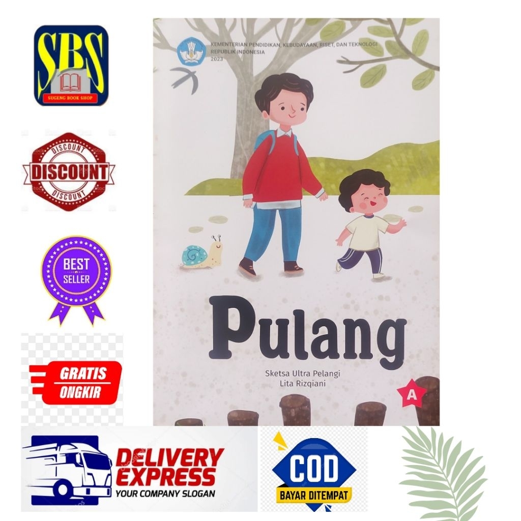 Buku Sibi "PULANG" Literasi Pojok Baca PAUD Kemendikbud