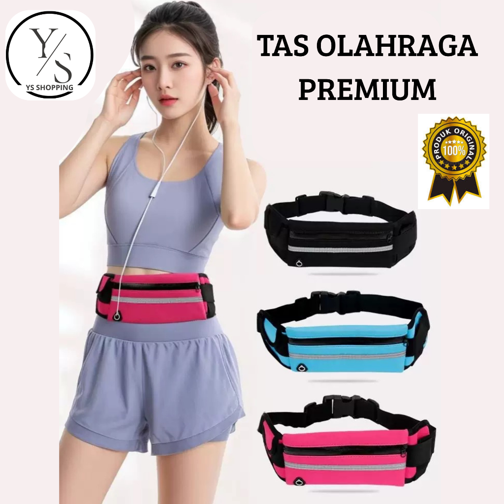 TAS PINGGANG OLAHRAGA TAS PINGGANG WATERPROOF TAS PINGGANG HP ANTI AIR Tas Pinggang Lari Unisex / Ta