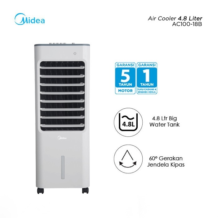 Air Cooler Midea HEPA Filter 4.8 L - AC100-18B