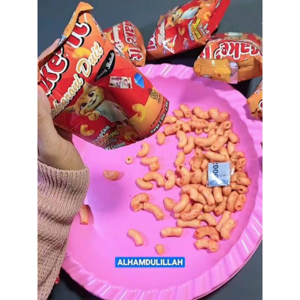 Make'it Makaroni Duit Snack Berhadiah Uang Jika Beruntung 1 Pack Isi 10 Pcs