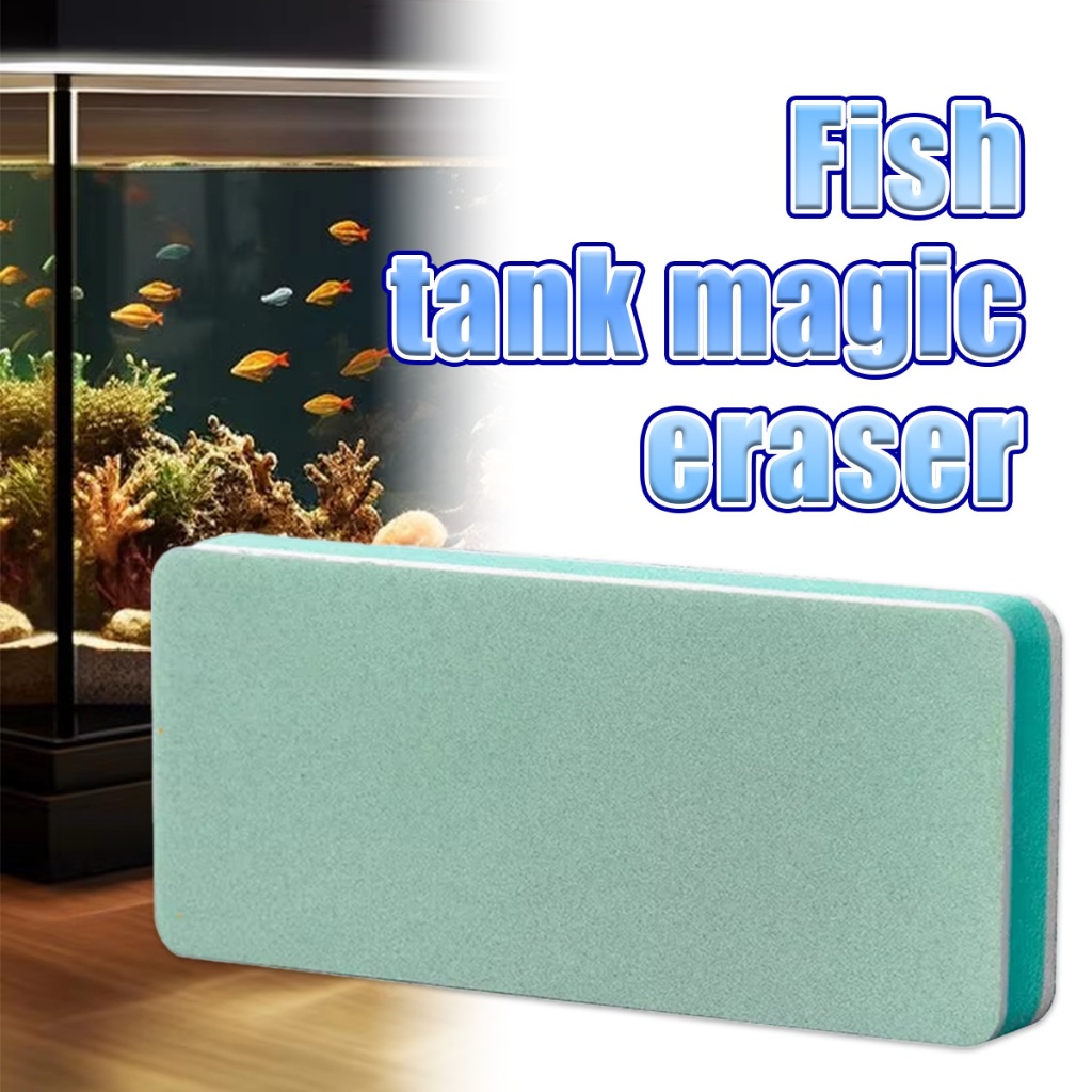 Pembersih kerak kaca aquarium Spons Khusus Kerak Aquarium Kaca Multifungsi