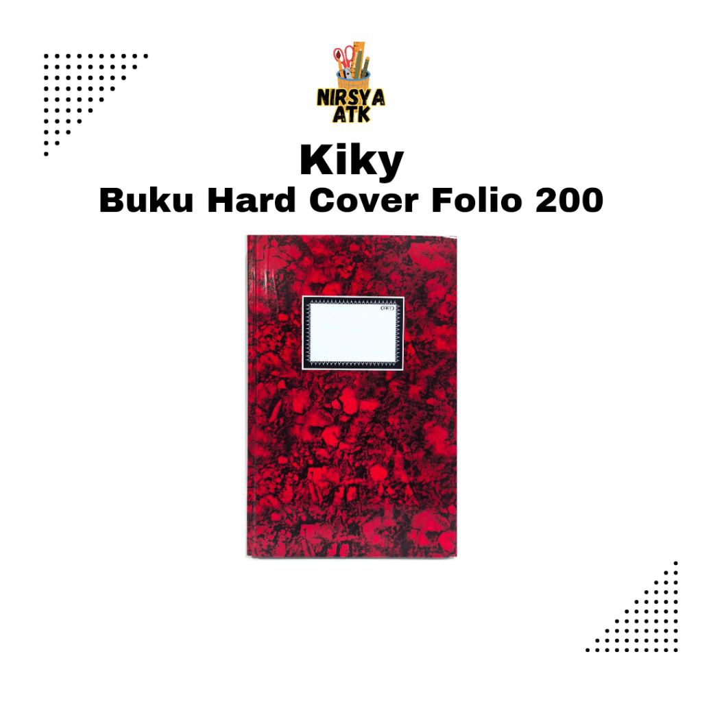 Kiky Buku Hard Cover Folio 200