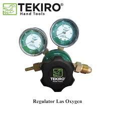 TEKIRO Regulator Las Heavy Duty 2 Manometer Acetylene Oksigen LPG Presisi Stabil