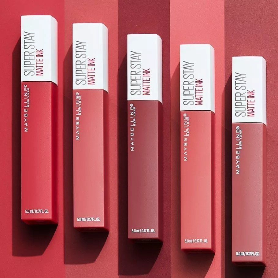 PROMOMaybelline Matte Lipstik Tahan Lama 24 Jam Waterproof Lipstick Tahan Air Minyak Warna Cantik