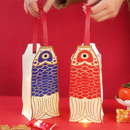 Box Kue Kering Cookies Kotak Packaging Hampers Imlek Fish Hoki