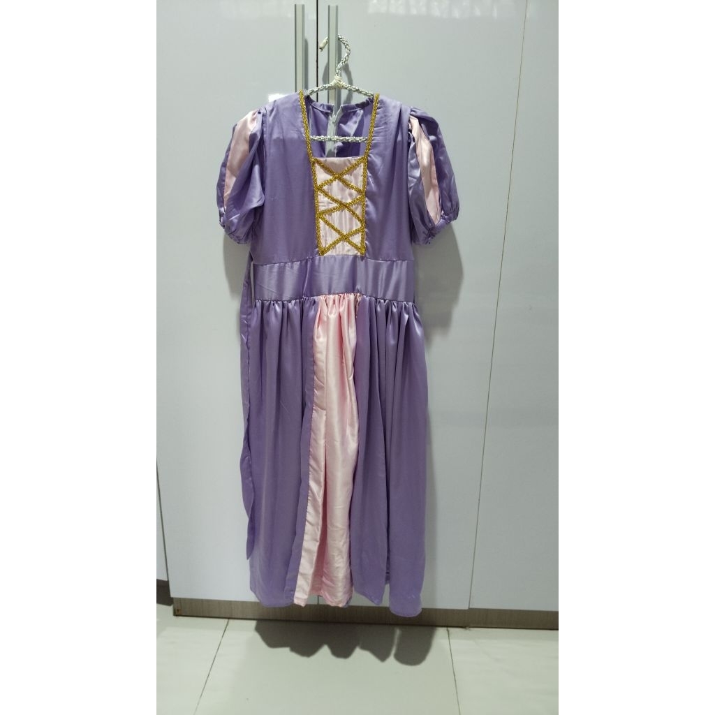 DRESS KOSTUM COSTUME RAPUNZEL READY MAKASSAR