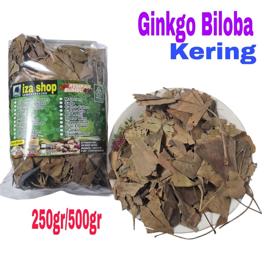 Teh Daun Ginkgo Biloba Kering 250/500gr